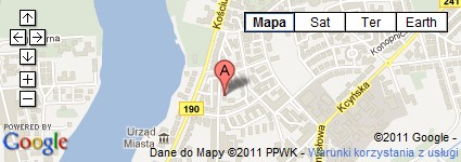 Adres apteki Arkina w Wągrowcu - mapa dojazdu