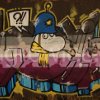 Muminek na graffiti na os. Wschód