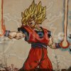 Son Goku z Dragon Ball Z na graffiti na os. Wschód